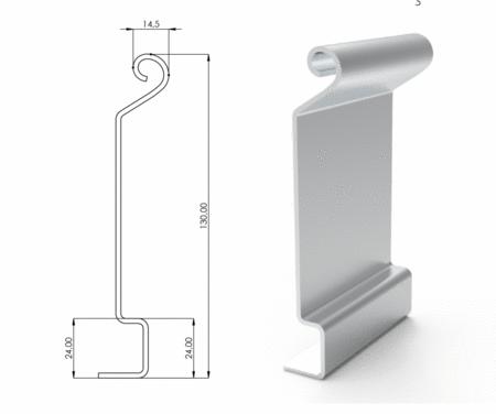 Achat : Profileuse rideau métallique coulisse lame finale  (Autres objets de construction) - Autres objets de construction neuf et d'occasion - Achat et vente